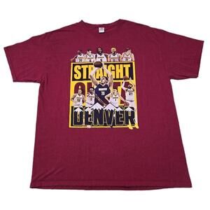 Straight Outta Denver Nuggets 2023 Nba Champions T-Shirt Mens Size Xl Jokic